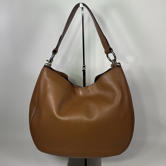 Coach Nomad Hobo Brown Glovetanned Leather Bag - Picture 2 of 11